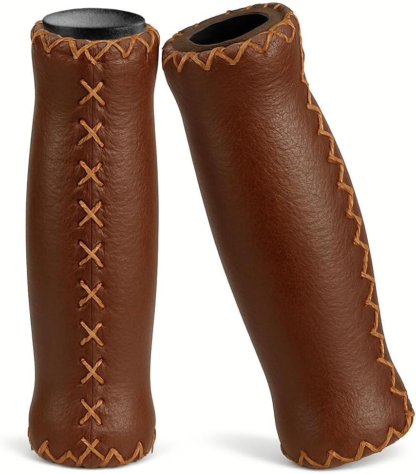 Mountain Biking Images - Soft Cushioned Mountain Bike Grips for