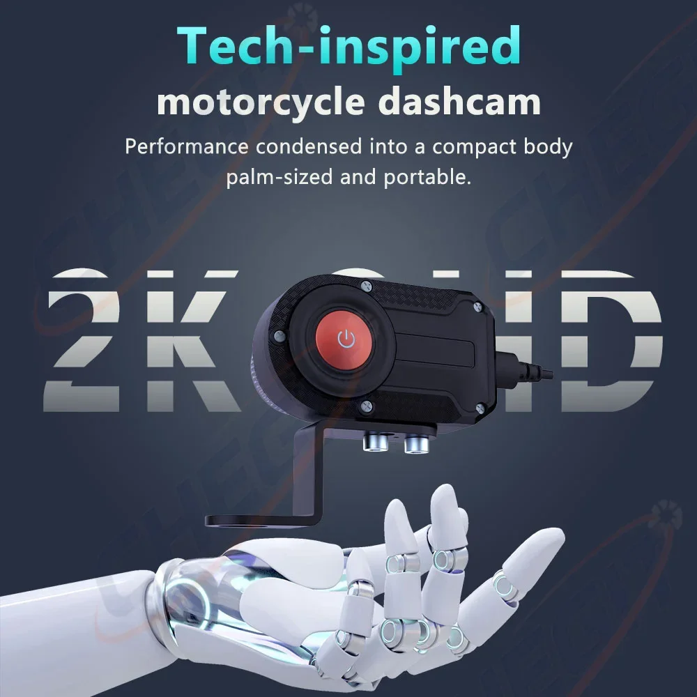 Motorcycle DVR 2K HD WiFi With - Mountain Biking Images review and price