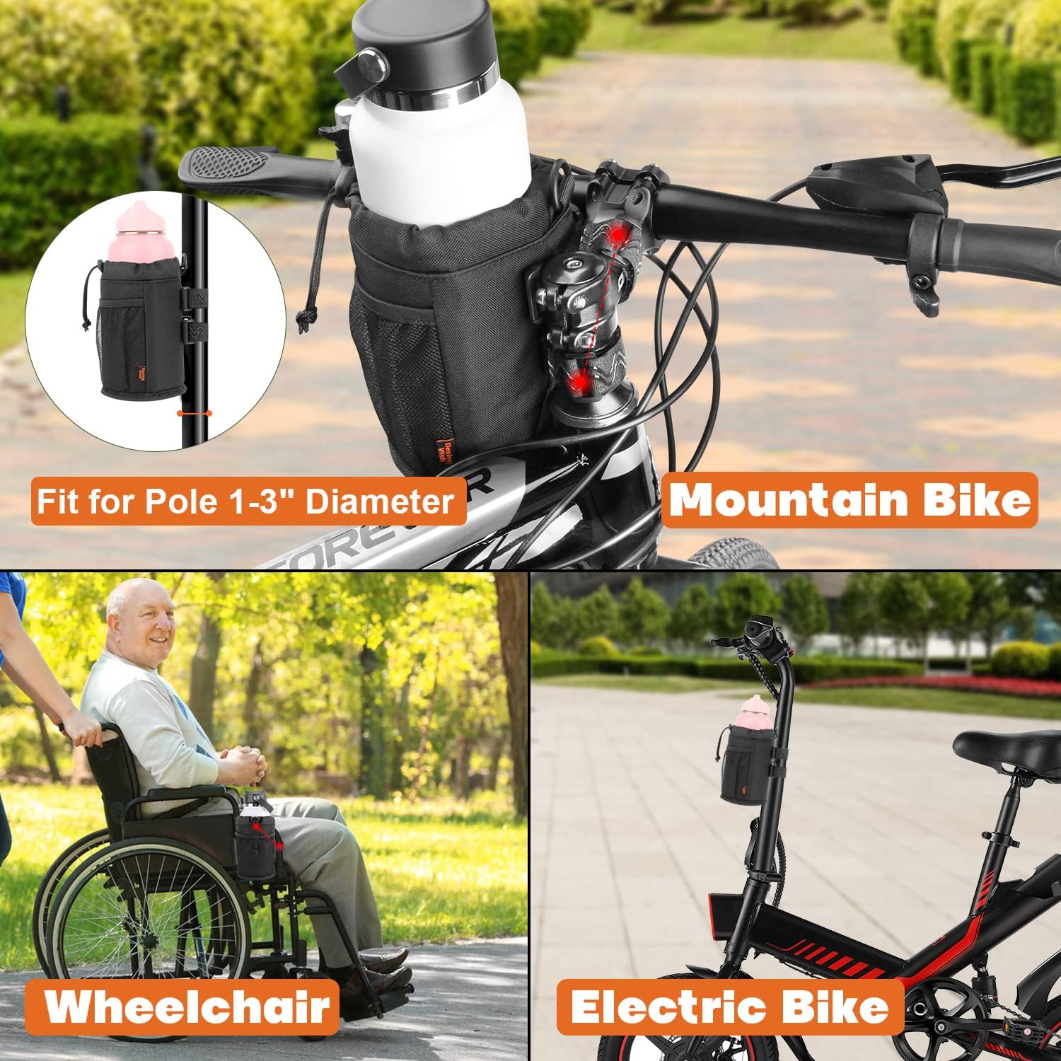 Bike Water Bottle Holder with  - Mountain Biking Images review and price