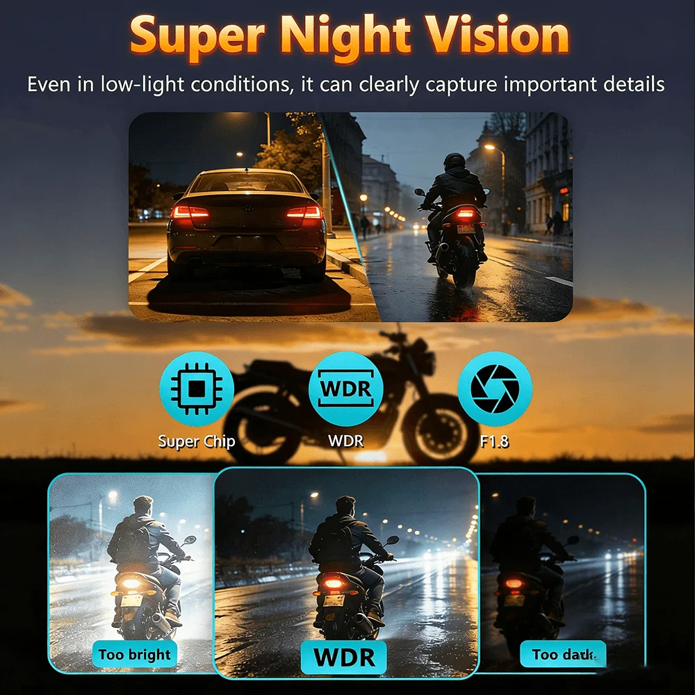 New 2K QHD Motorcycle Driving  - Mountain Biking Images review and price
