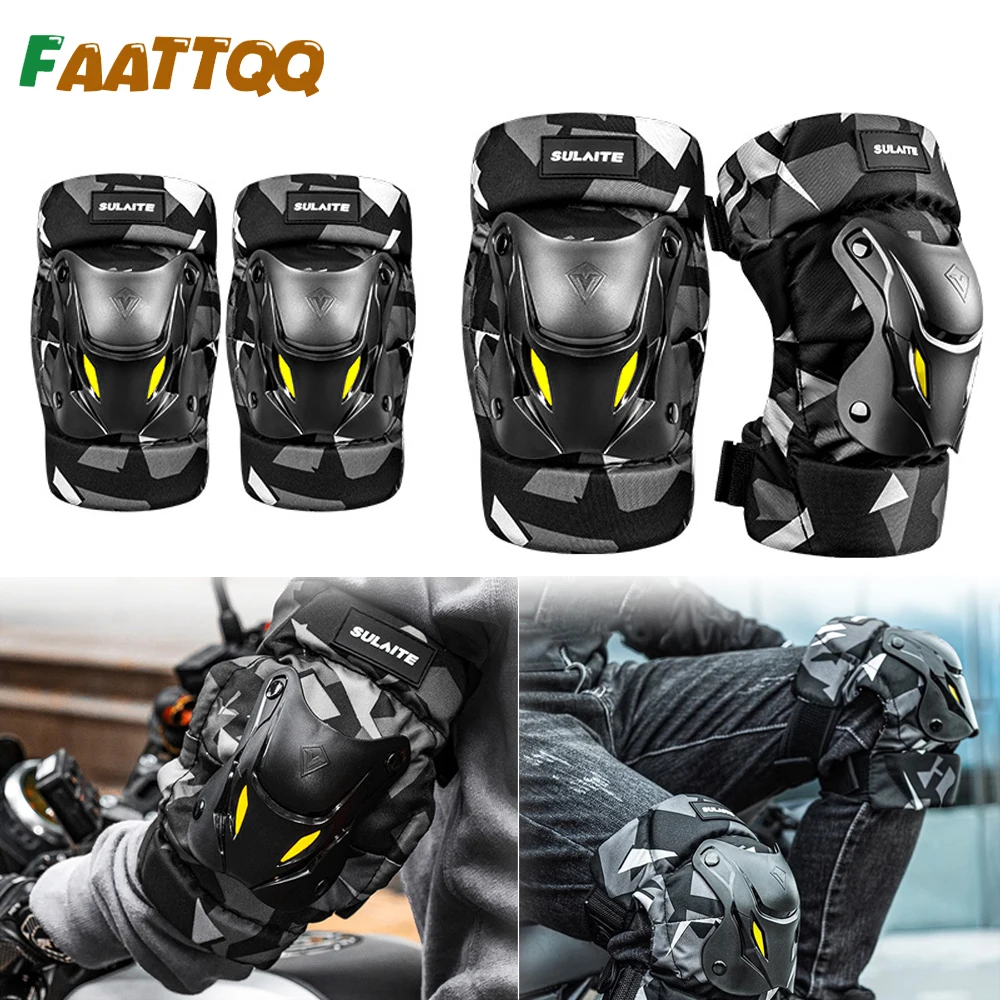 FAATTQQ 1Pair Motorcycle Elect - Mountain Biking Knee Pads review and price