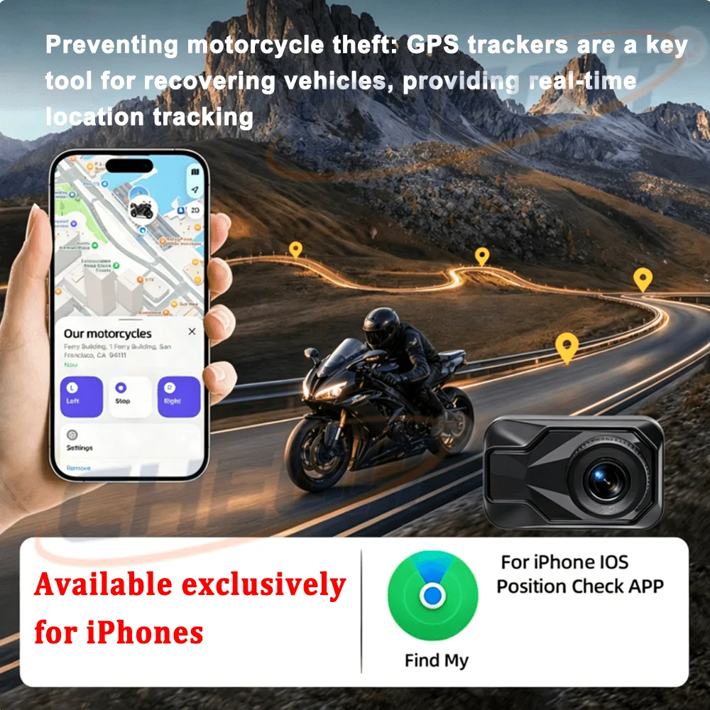 Motorcycle DVR 2K HD WiFi & AP - Mountain Biking Images review and price