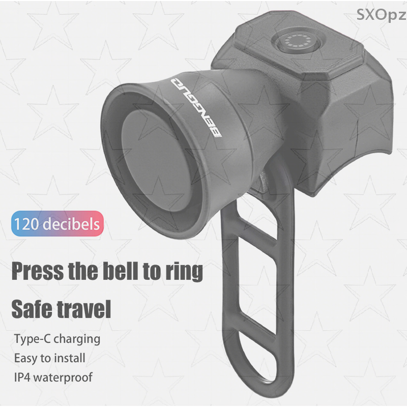 Safety Bicycle Bell, USB Charg - Mountain Biking Essentials review and price