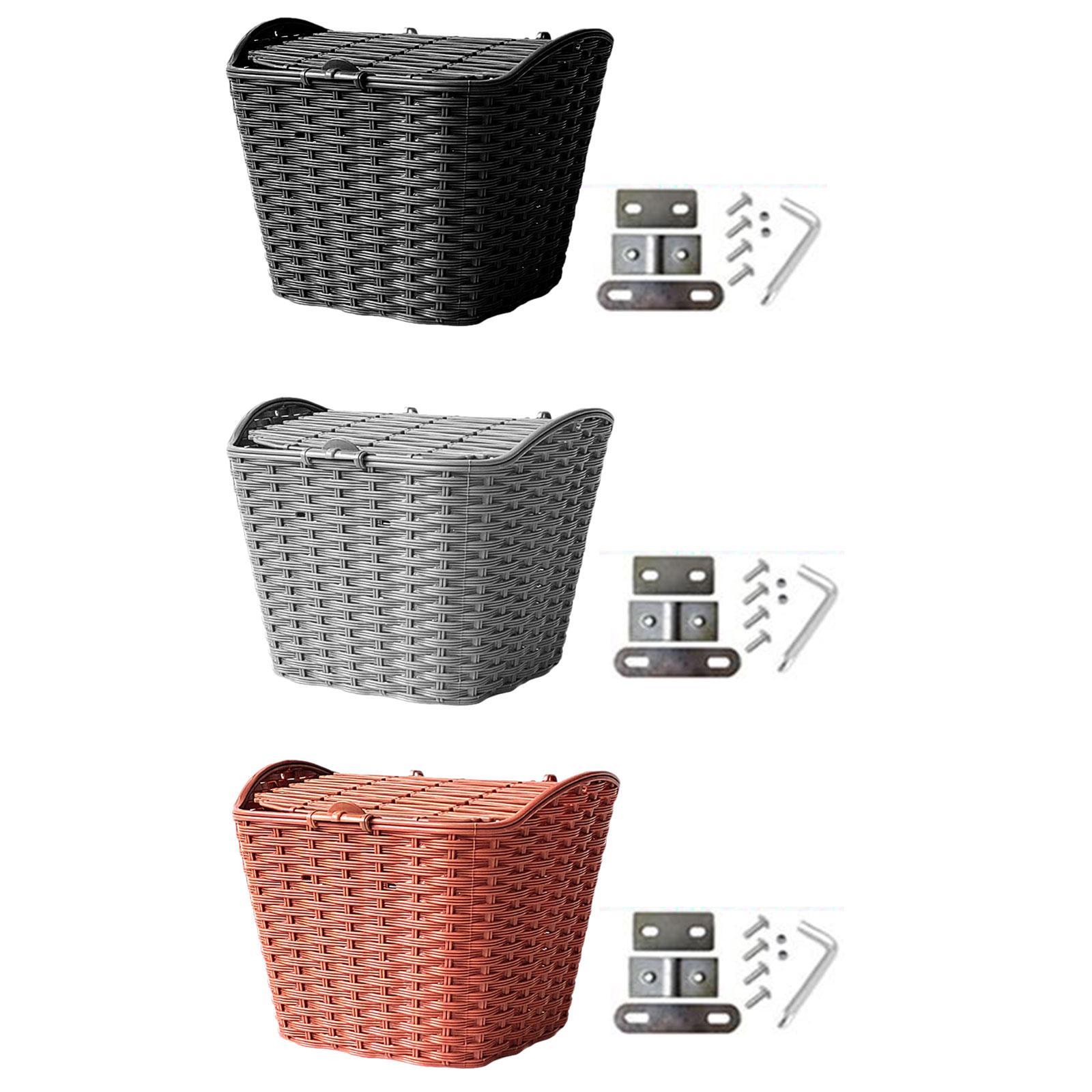 Bike Basket with Lid Sturdy Cy - Mountain Biking Books review and price