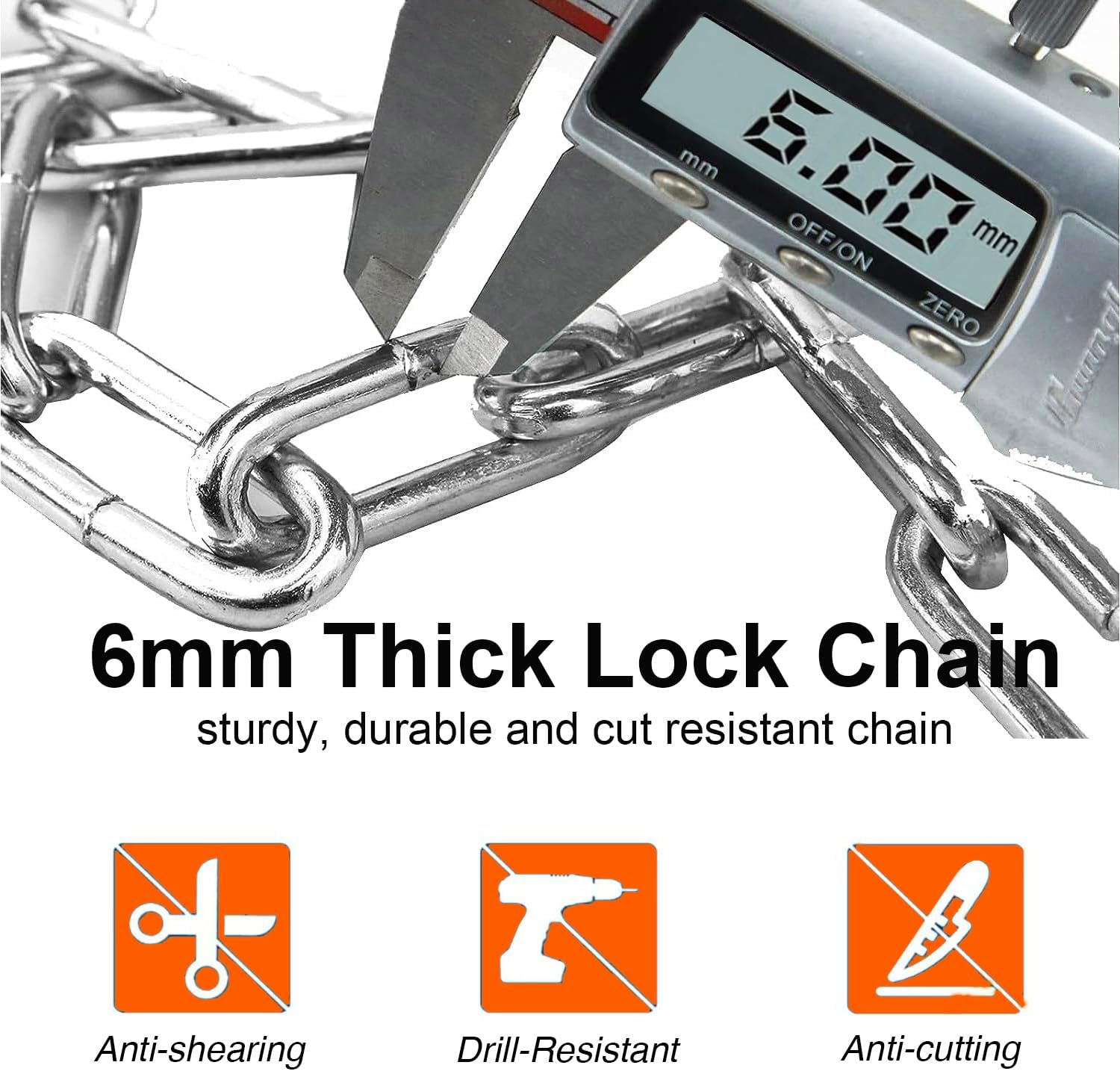 Bike Chain Lock, 5 Digit Combi - Mountain Biking Images review and price