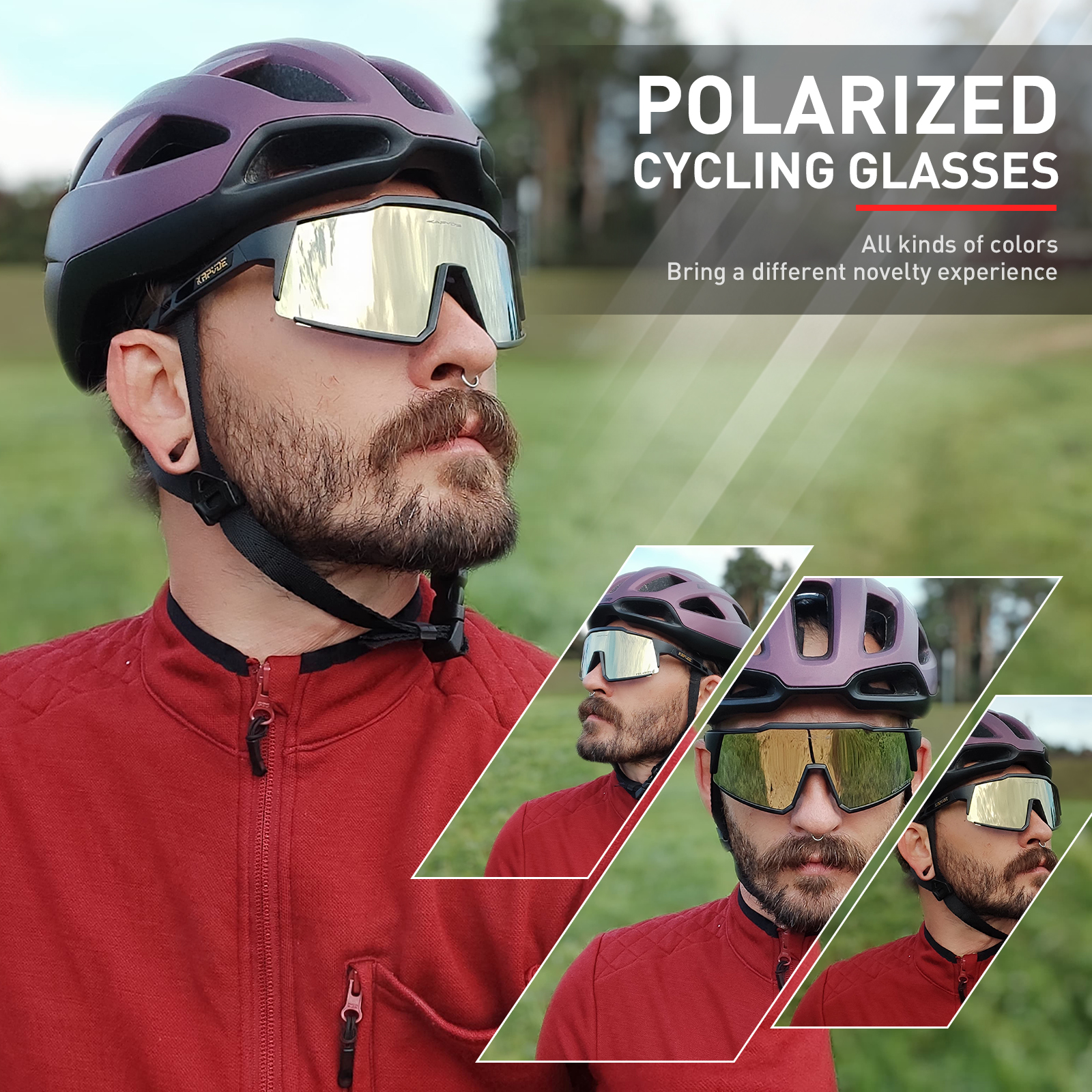 KAPVOE Polarized Fishing Sungl - Mountain Biking Sport review and price