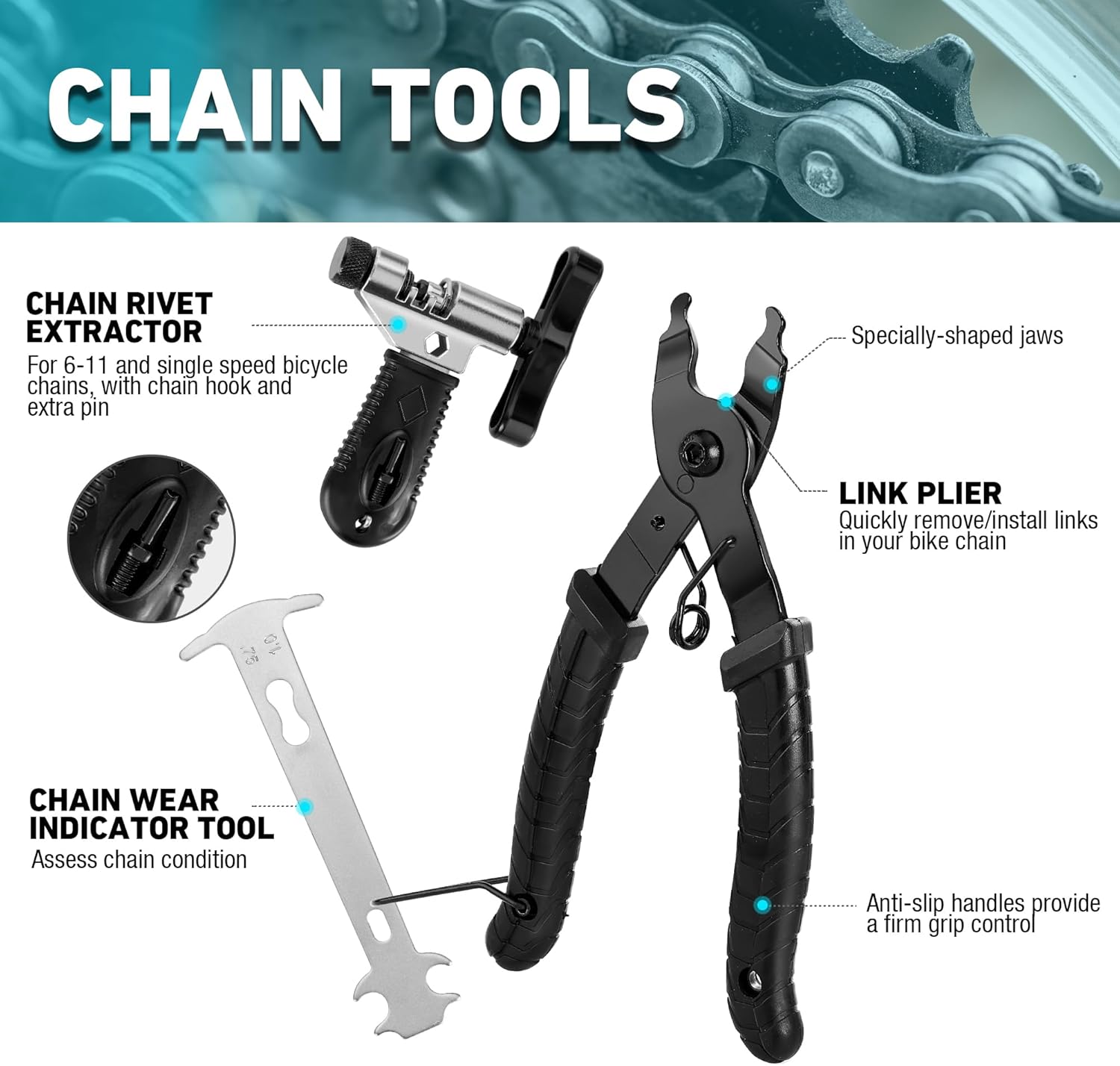 41 Piece Bike Repair Tools Kit - Mountain Biking Images review and price